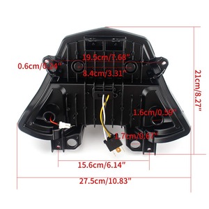 Luz de Circulación Diurna LED, Faro Delantero con Luz Alta/Baja E9, Conjunto de Faro Delantero para <span class=keywords><strong>Kawasaki</strong></span> Versys-X 300 <span class=keywords><strong>Z650</strong></span> <span class=keywords><strong>ABS</strong></span> 2017-2021 - Product Image 6