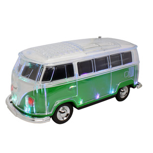 Khuyến mại Quà Tặng WS-267 BT pha lê thiết kế xe hình dạng xe buýt đài phát thanh không dây loa với TF USB FM AUX rảnh tay dẫn ánh sáng - Product Image 5