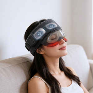 Masseur de tête et d'oreilles 2 en 1, chaleur électrique, pression d'air, casque de massage du cuir chevelu à <span class=keywords><strong>domicile</strong></span> - Product Image 1