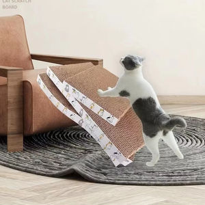 Grosir kertas bergelombang interaktif kucing peliharaan tiang penggaruk kucing karton - Product Image 2