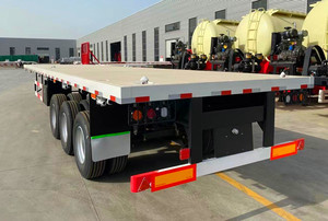 <span class=keywords><strong>Container</strong></span> sử dụng tri-trục xe tải phẳng Trailer bán <span class=keywords><strong>40ft</strong></span> 20ft 48ft 2 3 4 trục bán xe tải 20 40 ft feet để bán với khóa xoắn - Product Image 3
