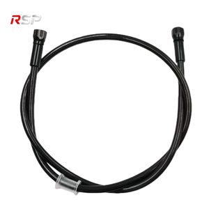 Tuyau de frein tressé AN3 pour moto, raccords banjo M10, <span class=keywords><strong>ligne</strong></span> de frein hydraulique haute pression, <span class=keywords><strong>50</strong></span> 60 <span class=keywords><strong>70</strong></span> 80 90 100 110 120cm, universel - Product Image 1