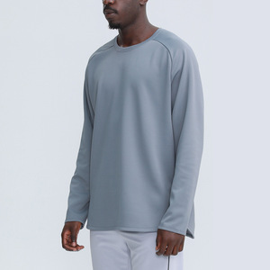 Vêtements pour hommes pour un style décontracté et streetwear, vêtements de sport, vêtements respirants à séchage rapide, sweat-shirt à col montant en gros - Product Image 3