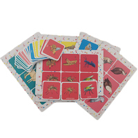 Jeu de cartes éducatives pour enfants personnalisé en usine avec logo sur mesure, jeu de cartes mémoire en papier avec boîte