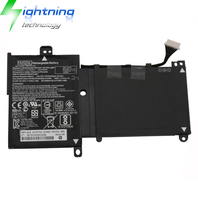New Genuine Original HV02XL 7.6V 32Wh Laptop Battery for HP Pavilion X360 11.6 11-K HSTNN-LB6P 796219-421 Notebook