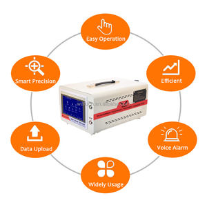 Электронный тестер утечек воздуха WAFU с 10-дюймовым цветным сенсорным экраном, водонепроницаемость IP65, высокая точность 0,01%, обнаружение утечек в вакууме, гарантия 1 год - Product Image 5