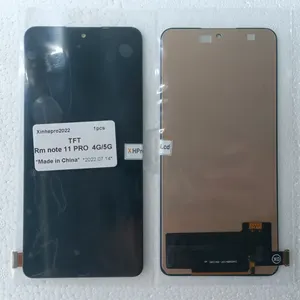 100% اختبار الأصلي أمامي Lcd ل Xiaomi Redmi ملاحظة 11 برو شاشة الكريستال السائل ل Redmi ملاحظة 11 برو 5G لوحة شاشة لمس استبدال