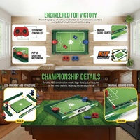Jeu de football de table Champion, mini baby-foot de bureau pour 2 joueurs, jeu de combat sportif portable pour enfants, adolescents et adultes