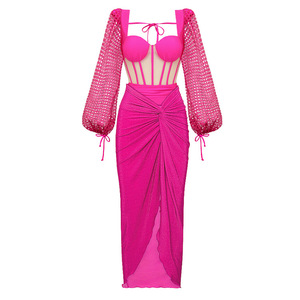 Deep V Design Beachwear High Waist Sexy Sleeveless Cover up <strong>Swimsuit</strong> 2024 Beach Bathing Swimwear Suit Bikini Sets <strong>Women</strong> <strong>Swimsuit</strong> - Product Image 1