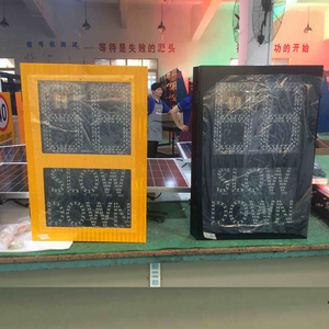 23 Năm Nhà Máy Radar Dấu Hiệu Giao Thông Chậm Xuống Năng Lượng Mặt Trời <span class=keywords><strong>LED</strong></span> Tốc Độ Detector Cảnh Báo Dấu Hiệu Hiển Thị Tốc Độ Cho Đường Cao Tốc An Toàn Tùy Chỉnh - Product Image 2