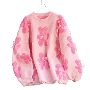 Otoño e Invierno Nuevo oso Suéter Suave Suelto Perezoso Estilo diario Moda Modelos más vendidos Mujer - Product Image 6