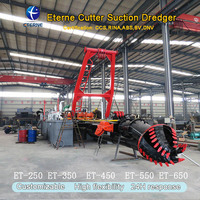 Drague submersible à aspiration par coupe, machine de dragage hydraulique pour le nettoyage des canaux