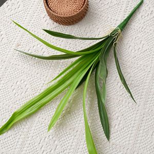 CallaFloral Plante Artificielle Cymbidium Faberi en PVC Souple Vert Décoration de Mariage Style INS Artisanat Transfrontalier - Product Image 3