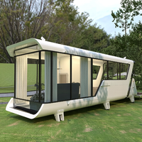 Maison Capsule en Conteneur pour Zone Scénique, Durable, Étanche, Préfabriquée, Design Moderne