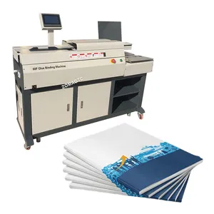 Automatic A4 A3 Glue High Speed Binding Machine Hot Glue Book Binder Binding Machine Glue for books