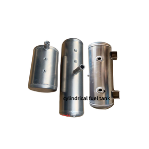 Goulot de remplissage sur réservoir de carburant tanque de gasolina externo para <span class=keywords><strong>auto</strong></span> Réservoir de stockage de carburant cylindrique en aluminium de 2 gallons pour tricycle à moteur - Product Image 1
