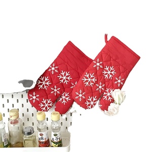 Guantes de Cocina de Lona Antideslizantes, Resistentes al Calor, de Algodón, Precio Económico al por Mayor - Product Image 6