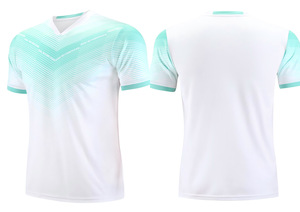 Set Maglia da Calcio Estiva a Maniche Corte per Uomo, <span class=keywords><strong>Serie</strong></span> LJ Personalizzata, Stampa a Trasferimento Termico, Asciugatura Rapida - Product Image 3