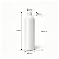 Vente en gros de flacons pulvérisateurs en plastique HDPE à fine brume, rechargeables, pour soins de la peau, sérum, shampoing, tonique, vaporisateur cosmétique vide, atomiseur