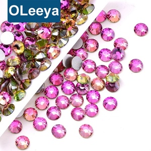คริสตัลโรสโกลด์ไลน์แบบแบน ไม่ต้องใช้ความร้อน สำหรับตกแต่ง DIY ขายดี - Product Image 1