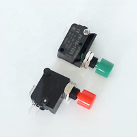 Micro-interrupteur miniature à action instantanée 16 a avec bouton-poussoir vert SPDT/SPST
