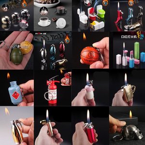 Nueva novedad inflable lindo encendedor diferentes modelos de encendedores de antorcha - Product Image 2