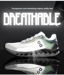 Sepatu Lari Pria Musim Panas Ringan Berkualitas Tinggi dengan Midsole EVA untuk Olahraga Luar Ruangan, Sneakers Mesh Bernapas GZXR - Product Image 5