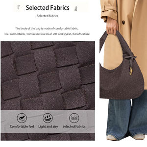 Женская тканая сумка из Веганской кожи - Product Image 6