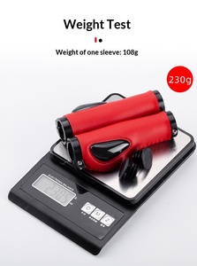 <span class=keywords><strong>Manopole</strong></span> per <span class=keywords><strong>Bicicletta</strong></span> in PU Liquido e Silicone, Ammortizzanti e Confortevoli, per Mountain Bike con Blocco, Modello 0325 - Product Image 6