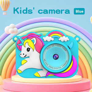 2026 Einhorn-Kinderkamera 2,0" IPS 320x240 Doppellinse 400mAh Typ-C Silikonhülle Geschenkbox Kamera für Mädchen Jungen Geburtstagsgeschenk - Product Image 3