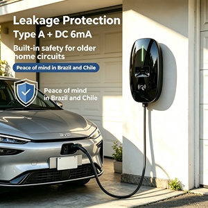 Cargador de Vehículos Eléctricos AC 48A, Personalizable en EE. UU., con Conector, OCPP 1.6J, RFID, APP, Wallbox, Uso Doméstico y Comercial, IP65 - Product Image 3