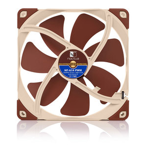 <span class=keywords><strong>Noctua</strong></span>-NF-A14 PWM SSO2, cojinete estable magnético de 14cm, almohadilla de ventilador, ventilador de chasis de 12v/4 pines, 5v/3 pines - Product Image 1