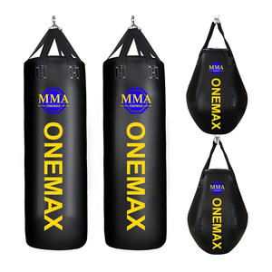 กระสอบทราย MMA ONEMAX รุ่น Professional ทรงหยดน้ำ พร้อมซับใน PU คุณภาพสูง สำหรับคิกบ็อกซิ่ง คาราเต้ อุ<span class=keywords><strong>ป</strong></span>กรณ์ฟิตเนสสำหรับใช้ในบ้าน - Product Image 2