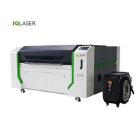 Máquina de Corte Láser de Fibra y CO2 JQLASER, Modelo 6 en 1 de 1300 mm x 900 mm, 800 W/1200 W para Corte y Grabado de Metales, 150 W para Madera y Acrílico