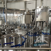 Automatische mineraalwaterproductielijn, drinkwaterfabriek, kleine vulmachine, productielijn voor het afsluiten van waterflessen