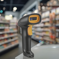 ECO-Q 35 Scanner de codes-barres portable sans fil 2,4 GHz BT COMS à détection automatique 1D 2D QR Datamatrix inversé avec support de stockage