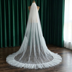 YouLaPan V181 Velo da Sposa Romantico Lungo fino alla Cappella per Donne, Ideale per Cerimonie all'Aperto e Festival Musicali, con Pettine in Metallo - Product Image 6