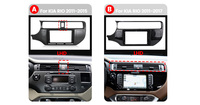 Autoradio MEKEDE Android 12 8core 8 + 128G 2din pour KIA RIO 2015-2017 8 + 128GBWIFI GPS BT Stereo AM FM auto electronics