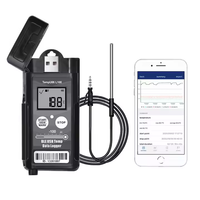 TempU06 L100 para registrador de datos de temperatura Bluetooth-100 ℃ ~ + 80 ℃ Rango Vacuna Congelador Grabador Hecho de plástico duradero