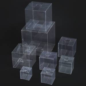 メーカーカスタマイズ酸フリーアセテート透明<span class=keywords><strong>PVC</strong></span> PET透明包装ギフトプラスチック折りたたみボックス - Product Image 5