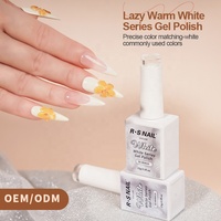 R S ongles haute qualité 15g couleur blanche Gel vernis Tpo gratuit Hema Gel vernis ensemble 6 couleurs vernis à ongles Gel avec les normes européennes