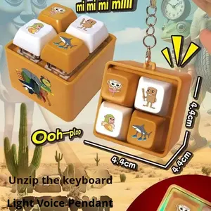 Il tuo nuovo simulatore di suono di avvertimento transfrontaliero di EGPWS pilota equipaggio avvisa portachiavi in plastica ABS piccolo rettangolo ciondolo modello Yr-187747 - Product Image 3