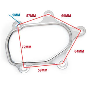 Joint de turbine pour turbocompresseur <span class=keywords><strong>AUTO</strong></span> <span class=keywords><strong>FAB</strong></span> T25 K14 - Product Image 2