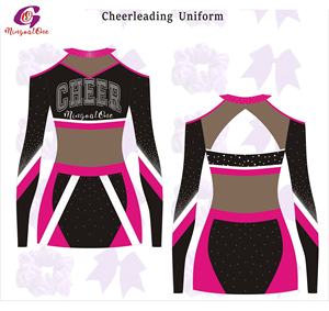 سعر المصنع للنساء الشابات تلميذة أحدث أزياء المشجعات أزياء البهجة زي الرقص زي فريق الهتاف - Product Image 3