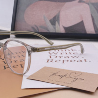 Nouvelle monture de lunettes 2025 ultra-légère à monture complète, motif géométrique, style Instagram tendance, pour grands visages et petits écrans