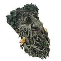 Roman et étrange champignon arbre visage jardin et arbre décoration cadeau pour ami ou famille
