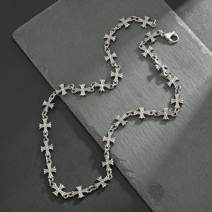 Ensemble de bijoux unisexe style punk avec bracelet et collier en patchwork brodé pour homme – Idéal comme cadeau - Product Image 4
