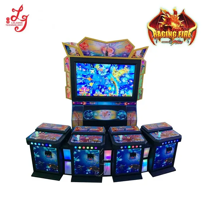 Raging yangın 30% için 50% okyanus kral 3 artı öfke yangın Arcade balık masa Hunter 8 10 kişilik oyuncular oyunlar makineleri için satış