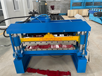 Tuile trapézoïdale de panneau sandwich faisant le petit pain de feuille de profil formant la machine