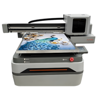 Impresora de Inyección de Tinta UV de Cama Plana con Pantalla para Impresión Comercial Multicolor, Nueva Máquina Plotter de Grado Industrial